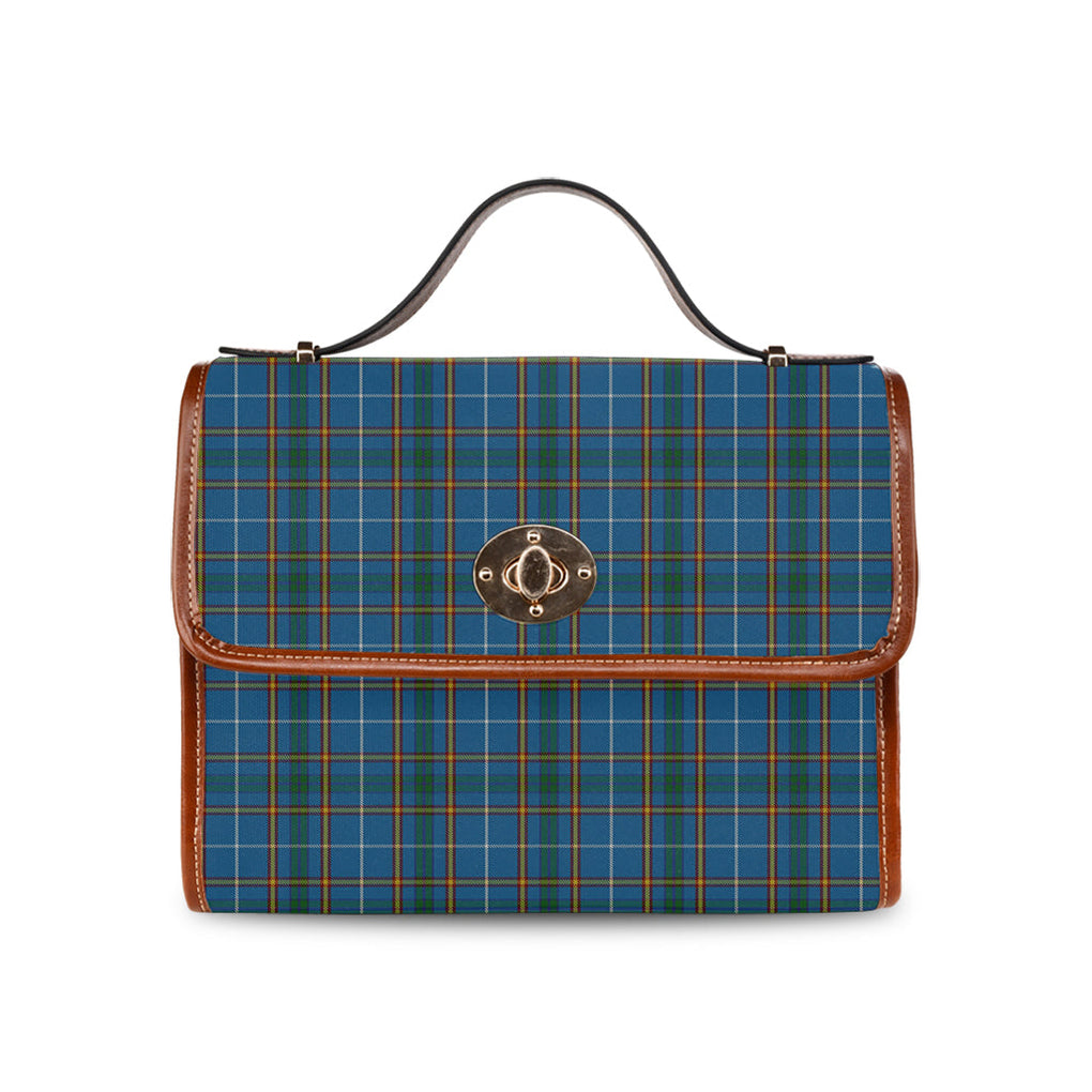 Bain Tartan Leather Strap Waterproof Canvas Bag - Tartanvibesclothing