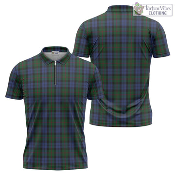 Baird Tartan Zipper Polo Shirt