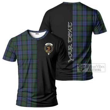 Baird Tartan T-Shirt with Family Crest and Half Of Me Style