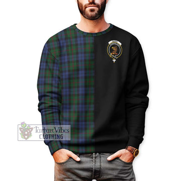 Baird Tartan Sweatshirt with Family Crest and Half Of Me Style