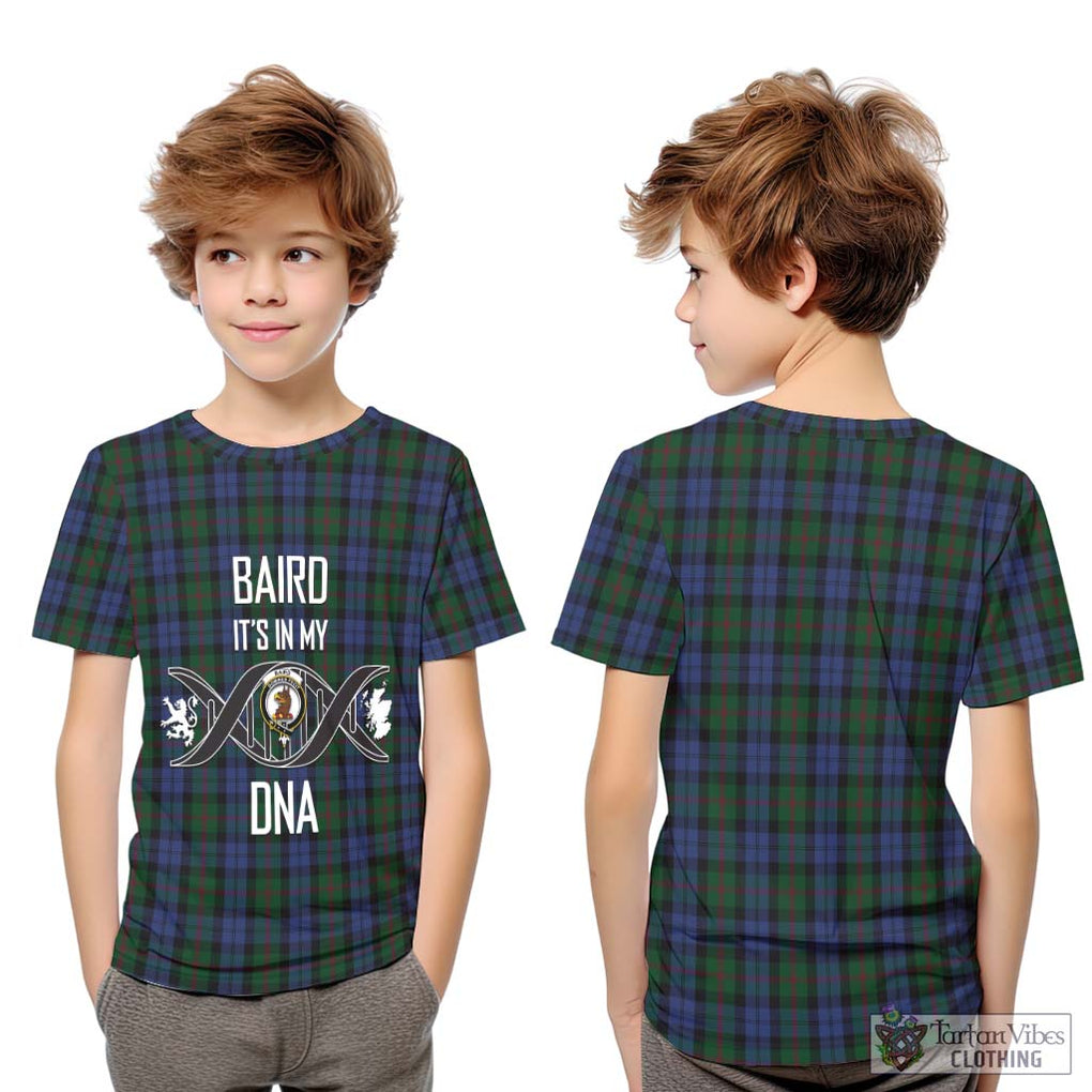 Baird Tartan Kid T-Shirt with Family Crest DNA In Me Style Youth XL Size14 - Tartanvibesclothing Shop