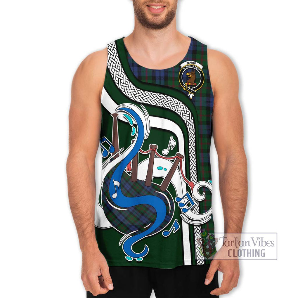 Baird Tartan Men's Tank Top with Epic Bagpipe Style Men - Tartanvibesclothing Shop