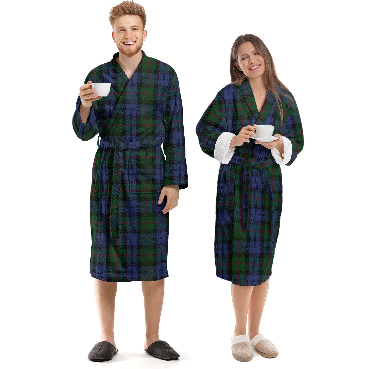 Baird Tartan Bathrobe Unisex S - Tartan Vibes Clothing