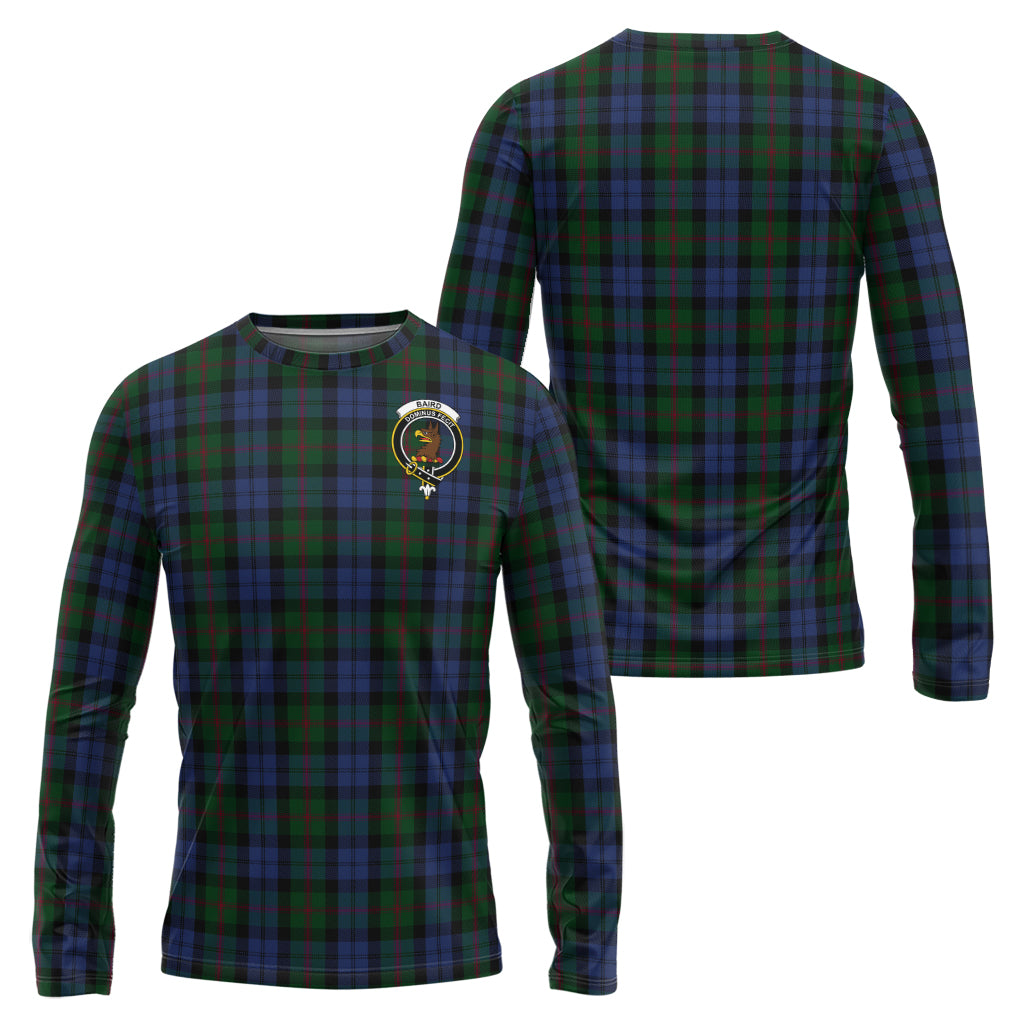 Baird Tartan Long Sleeve T-Shirt with Family Crest Unisex - Tartanvibesclothing