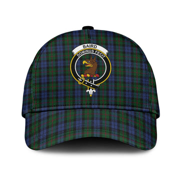 Baird Tartan Classic Cap with Family Crest