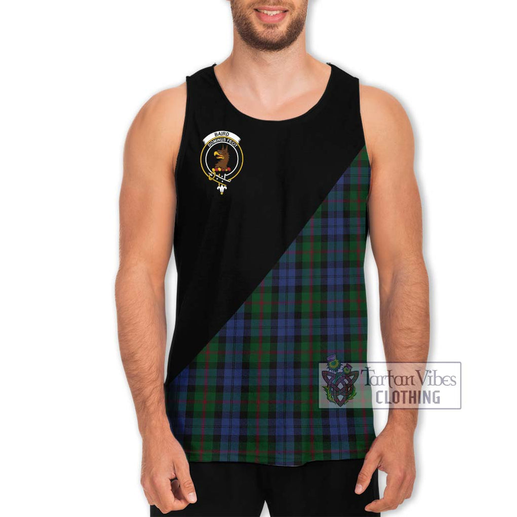 Baird Tartan Men's Tank Top with Family Crest and Military Logo Style Men - Tartanvibesclothing Shop