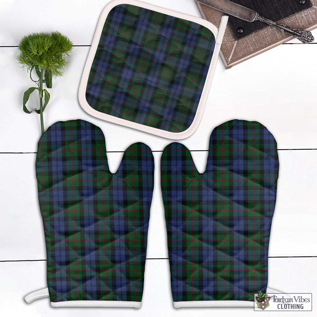 Baird Tartan Combo Oven Mitt & Pot-Holder Combo 1 Oven Mitt & 1 Pot-Holder White - Tartan Vibes Clothing