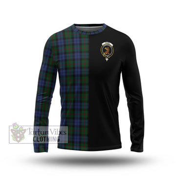 Baird Tartan Long Sleeve T-Shirt with Family Crest and Half Of Me Style