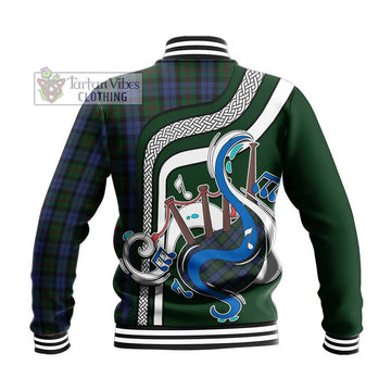 Baird Tartan Baseball Jacket with Epic Bagpipe Style