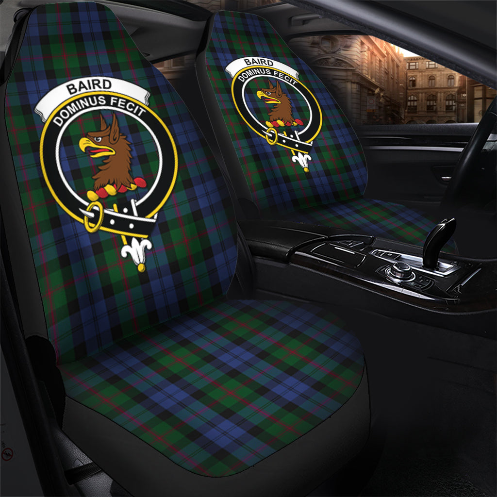 Baird Tartan Car Seat Cover with Family Crest - Tartanvibesclothing