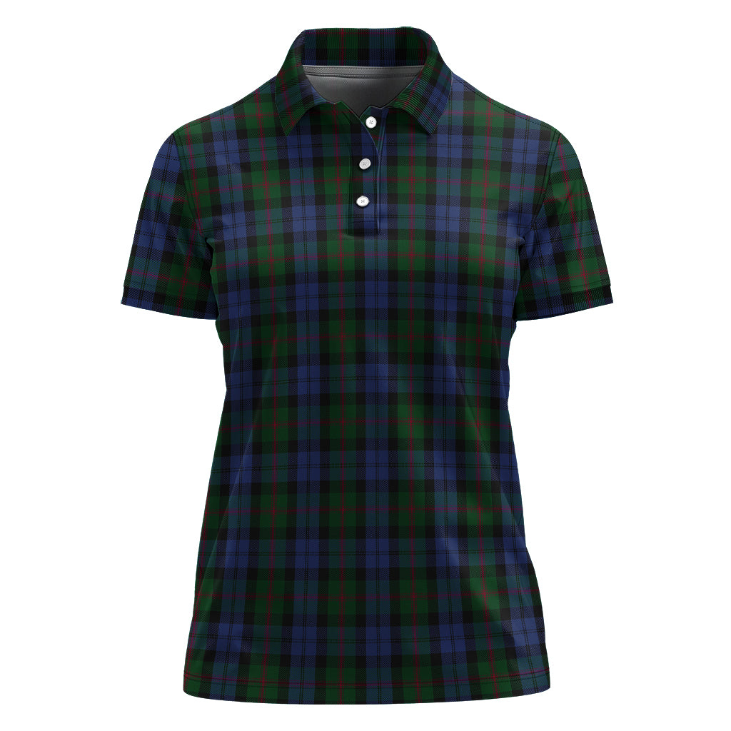 Baird Tartan Polo Shirt For Women - Tartanvibesclothing