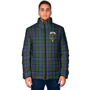 Baird Tartan Padded Jacket with Family Crest