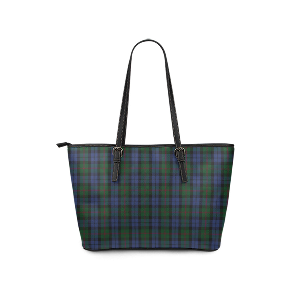 Baird Tartan Leather Tote Bag - Tartanvibesclothing