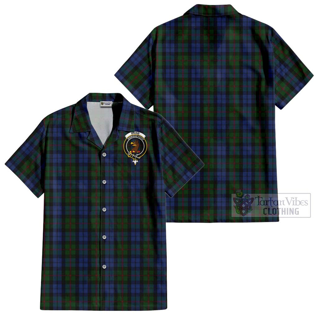 Baird Tartan Cotton Hawaiian Shirt with Family Crest Kid - Tartan Vibes Clothing