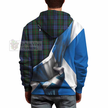 Baird Tartan Hoodie with Family Crest Scotland Patriotic Style