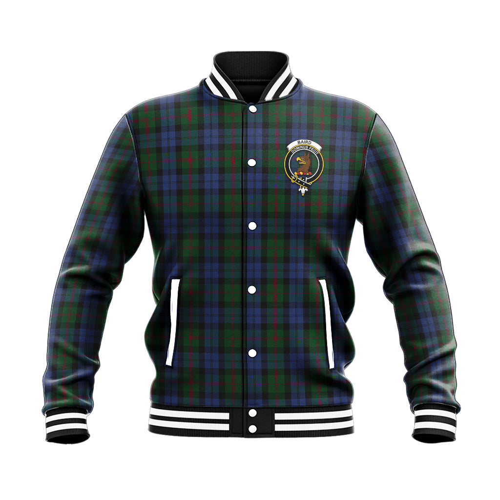 Baird Tartan Baseball Jacket with Family Crest - Tartanvibesclothing