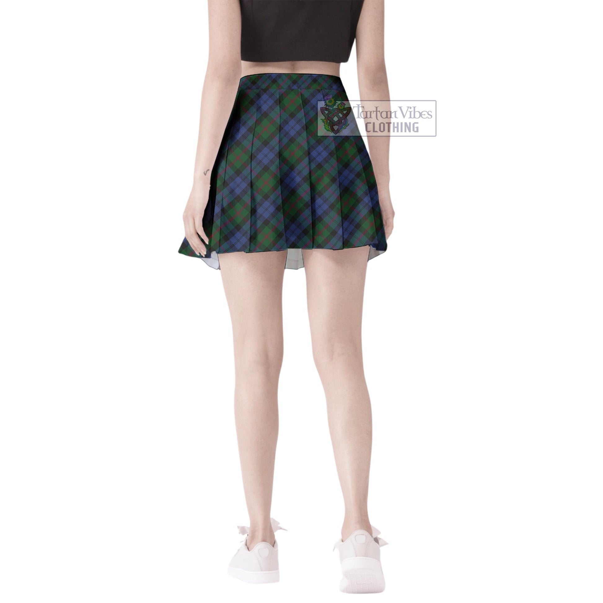 Tartan Vibes Clothing Baird Tartan Women's Plated Mini Skirt