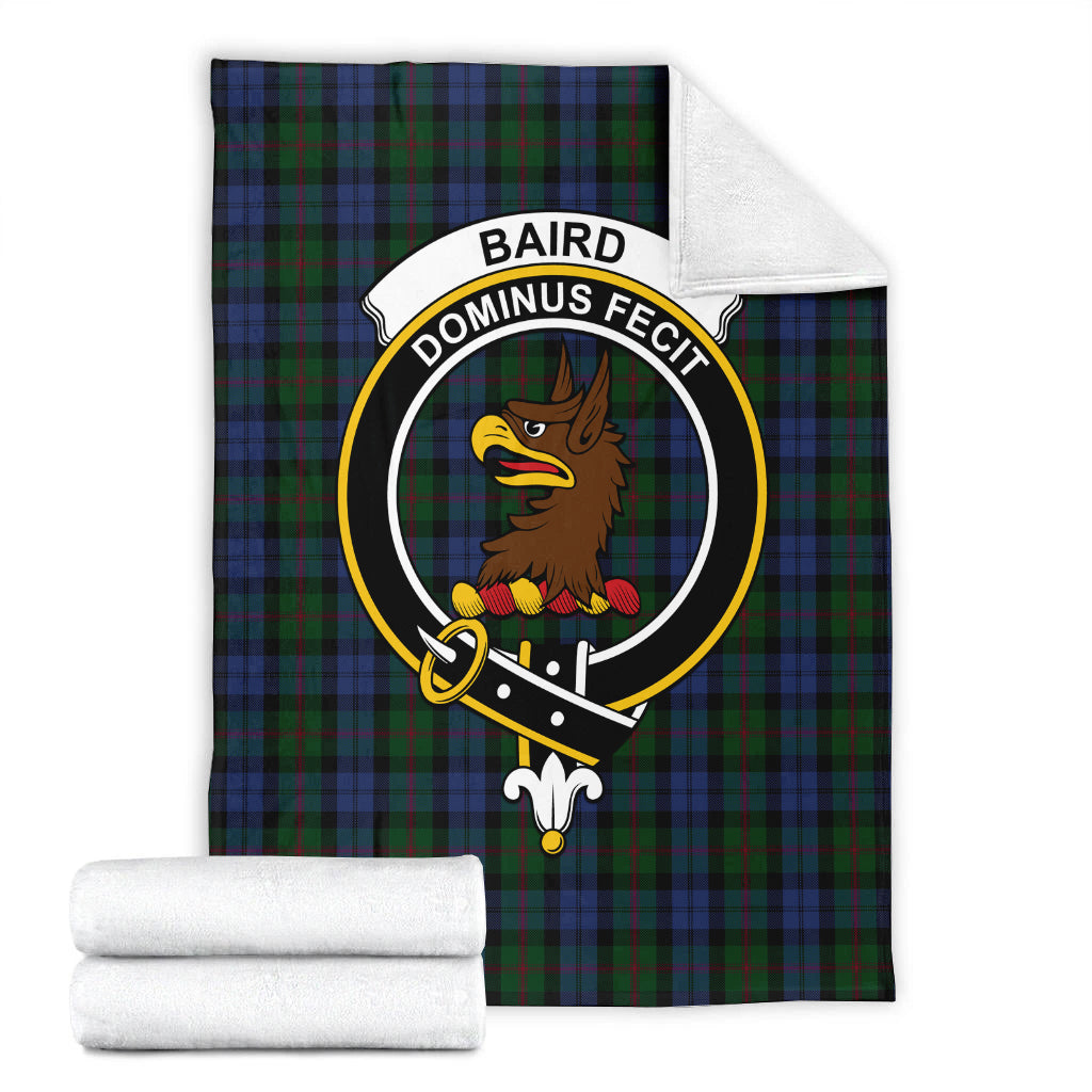 Baird Tartan Blanket with Family Crest - Tartan Vibes Clothing