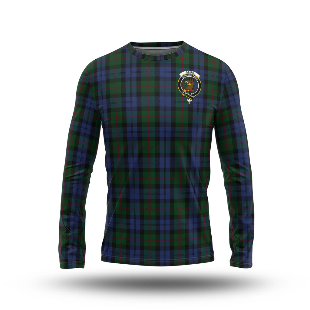 Baird Tartan Long Sleeve T-Shirt with Family Crest - Tartanvibesclothing