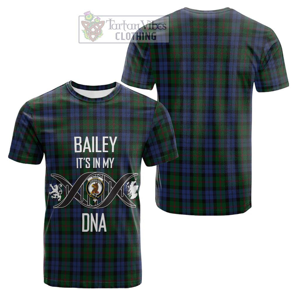 Tartan Vibes Clothing Baird Tartan Cotton T-shirt with Family Crest DNA In Me Style