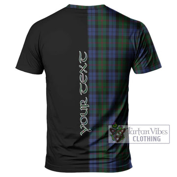 Baird Tartan T-Shirt with Family Crest and Half Of Me Style