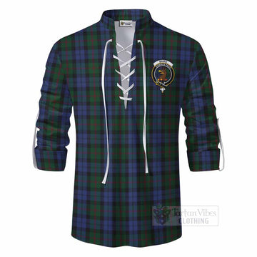 Baird Tartan Ghillie Kilt Shirt with Family Crest DNA In Me Style