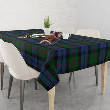 Baird Tartan Tablecloth with Family Crest