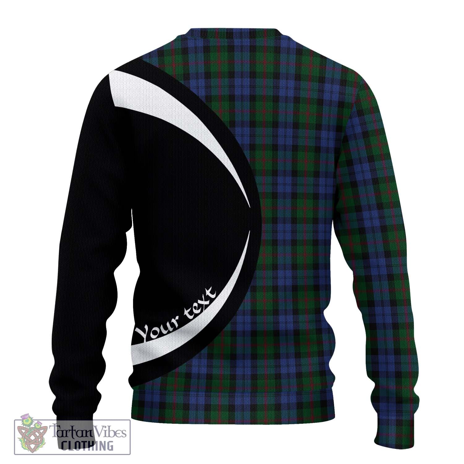 Baird Tartan Ugly Sweater with Family Crest Circle Style - Tartan Vibes Clothing