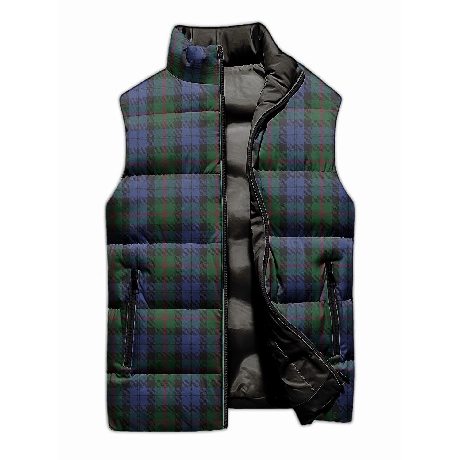 Baird Tartan Sleeveless Puffer Jacket - Tartanvibesclothing