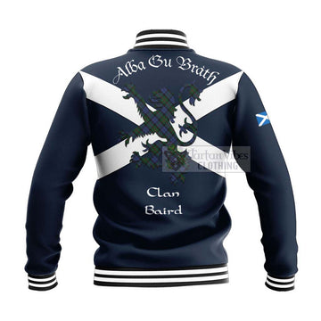 Baird Tartan Lion Rampant Baseball Jacket  Proudly Display Your Heritage with Alba Gu Brath and Clan Name