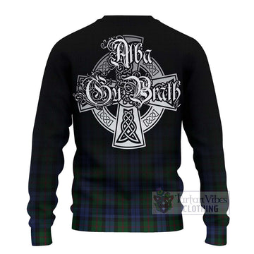 Baird Tartan Ugly Sweater Featuring Alba Gu Brath Family Crest Celtic Inspired