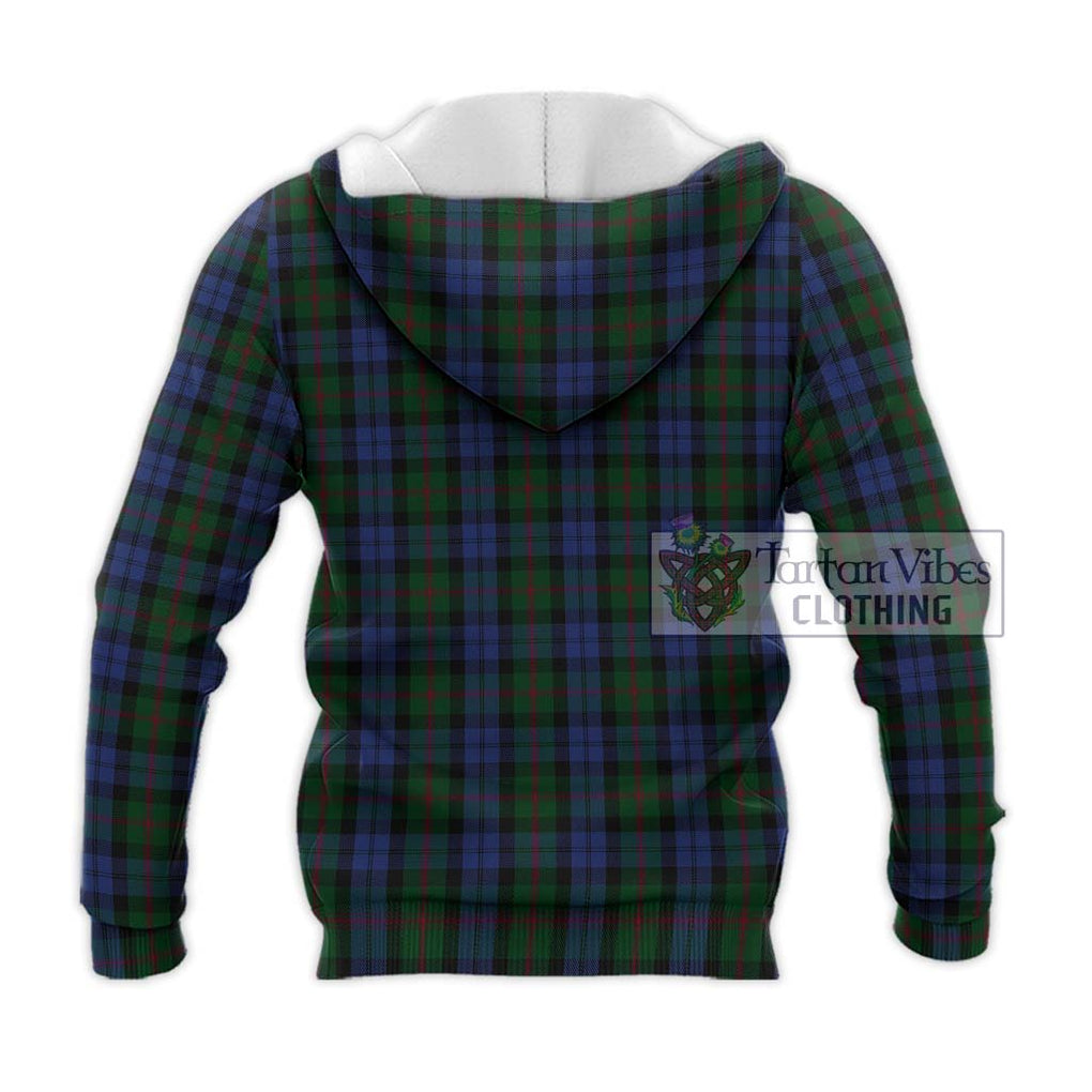 Baird Tartan Knitted Hoodie with Family Crest DNA In Me Style - Tartanvibesclothing Shop