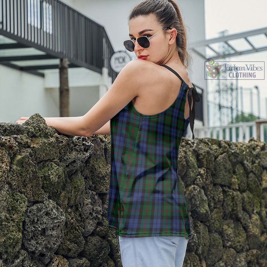 Tartan Vibes Clothing Baird Tartan Loose Halter Neck Camisole