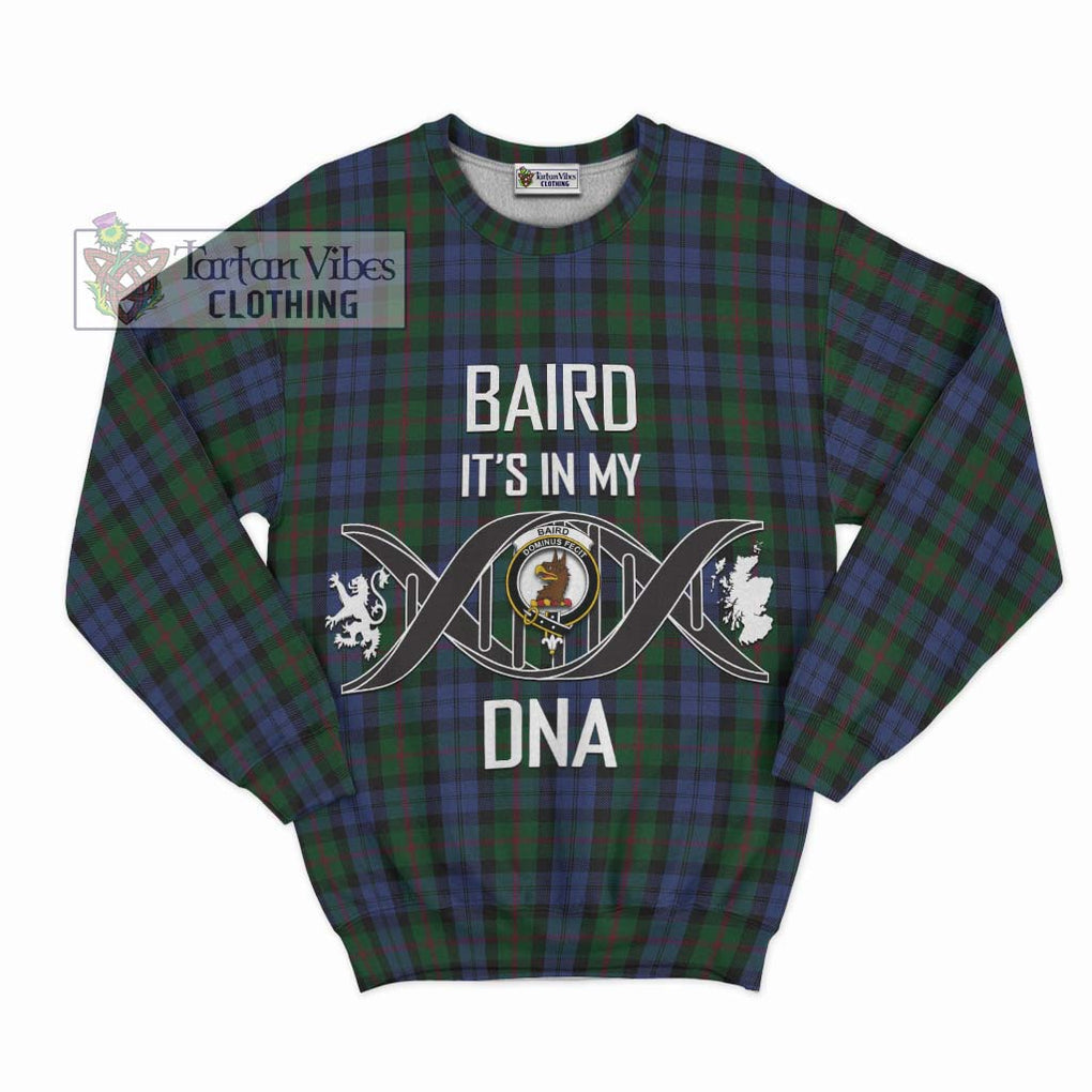 Baird Tartan Sweatshirt with Family Crest DNA In Me Style - Tartanvibesclothing Shop