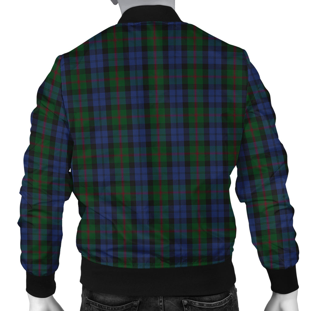 Baird Tartan Bomber Jacket with Family Crest - Tartanvibesclothing