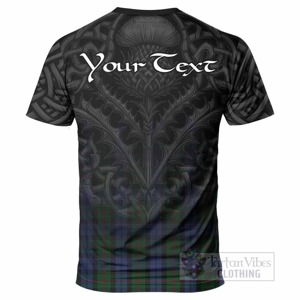 Tartan Vibes Clothing Baird Tartan T-Shirt with Family Crest Celtic Thistle Vibes