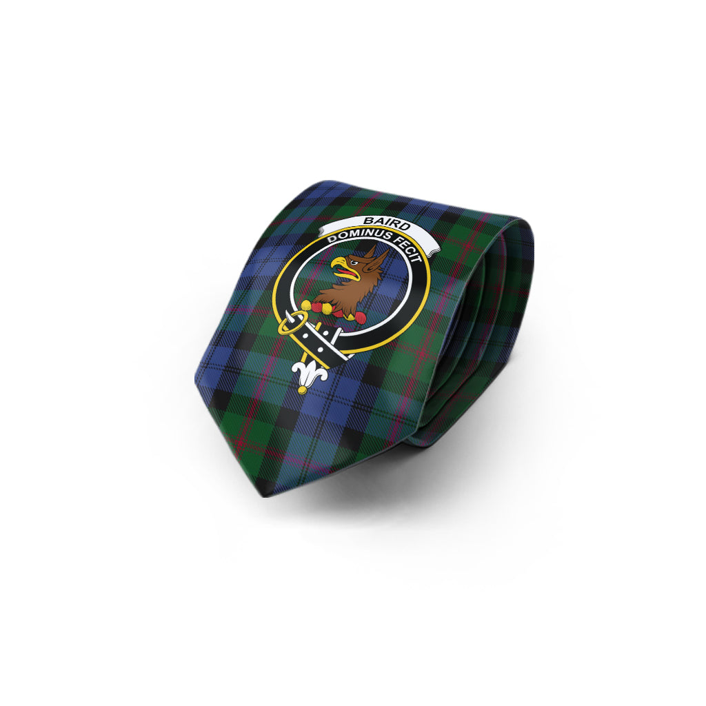 Baird Tartan Classic Necktie with Family Crest - Tartan Vibes Clothing