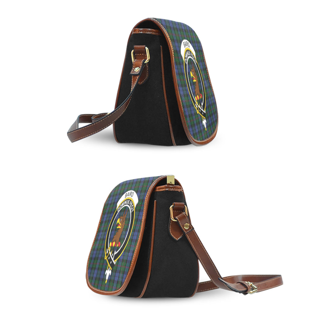 Baird Tartan Saddle Bag with Family Crest - Tartan Vibes Clothing