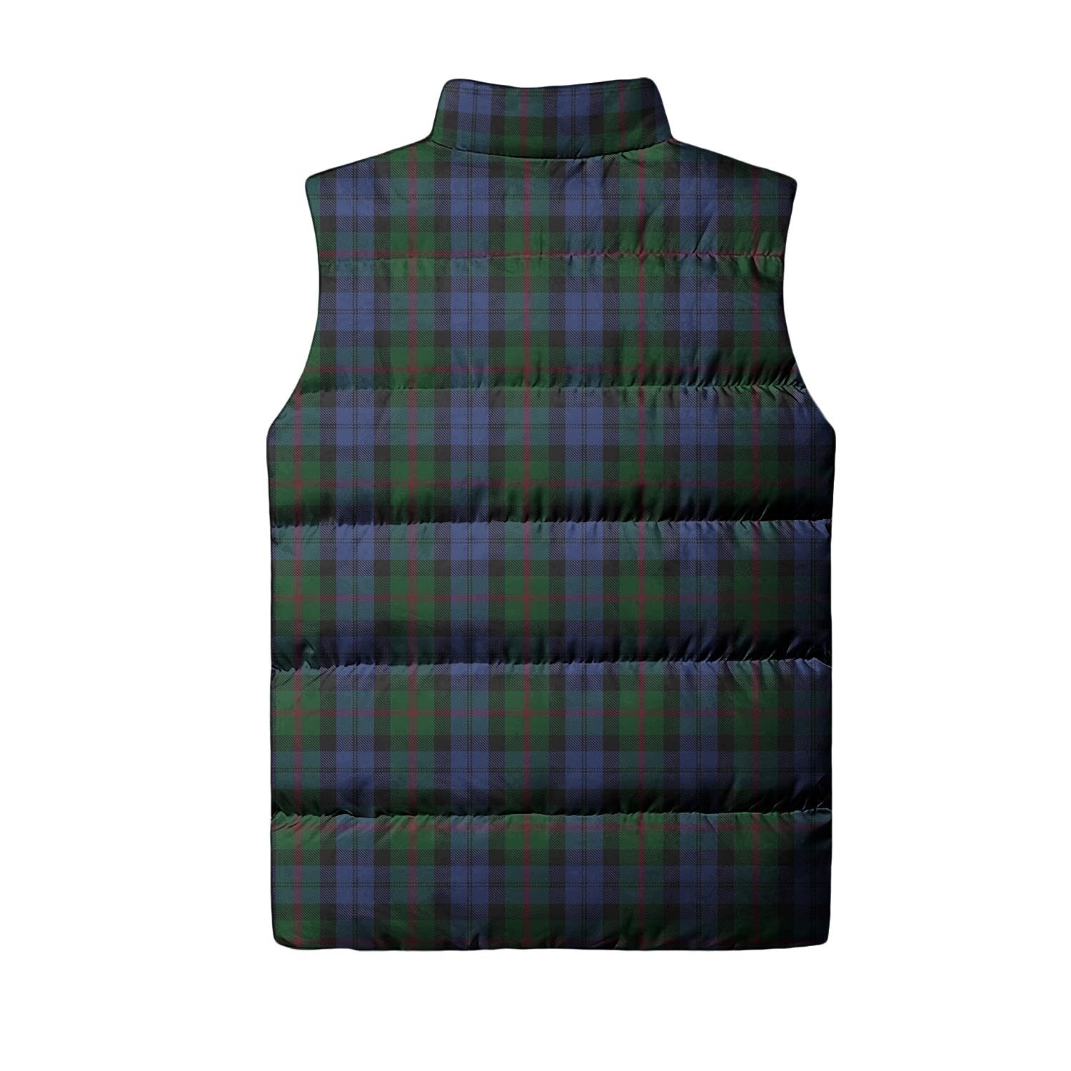 Baird Tartan Sleeveless Puffer Jacket with Family Crest - Tartanvibesclothing