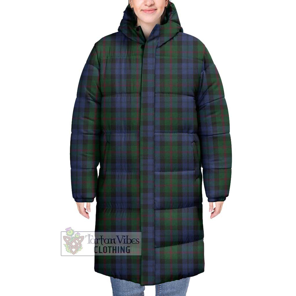 Tartan Vibes Clothing Baird Tartan Long Down Jacket