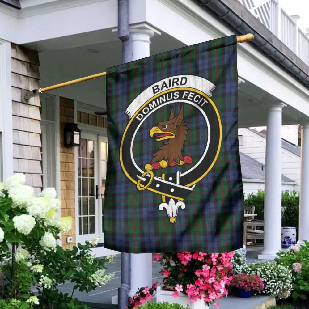 Baird Tartan Flag with Family Crest - Tartanvibesclothing