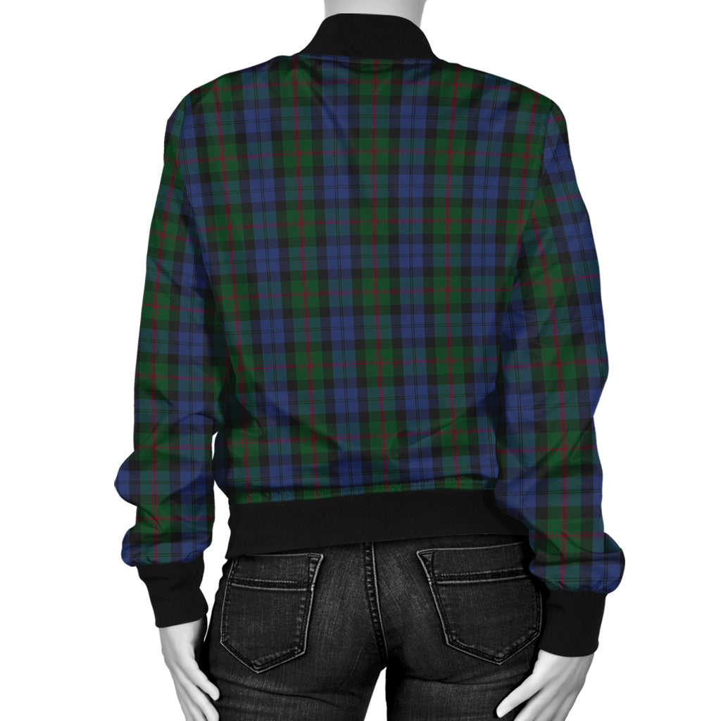 Baird Tartan Bomber Jacket with Family Crest - Tartanvibesclothing