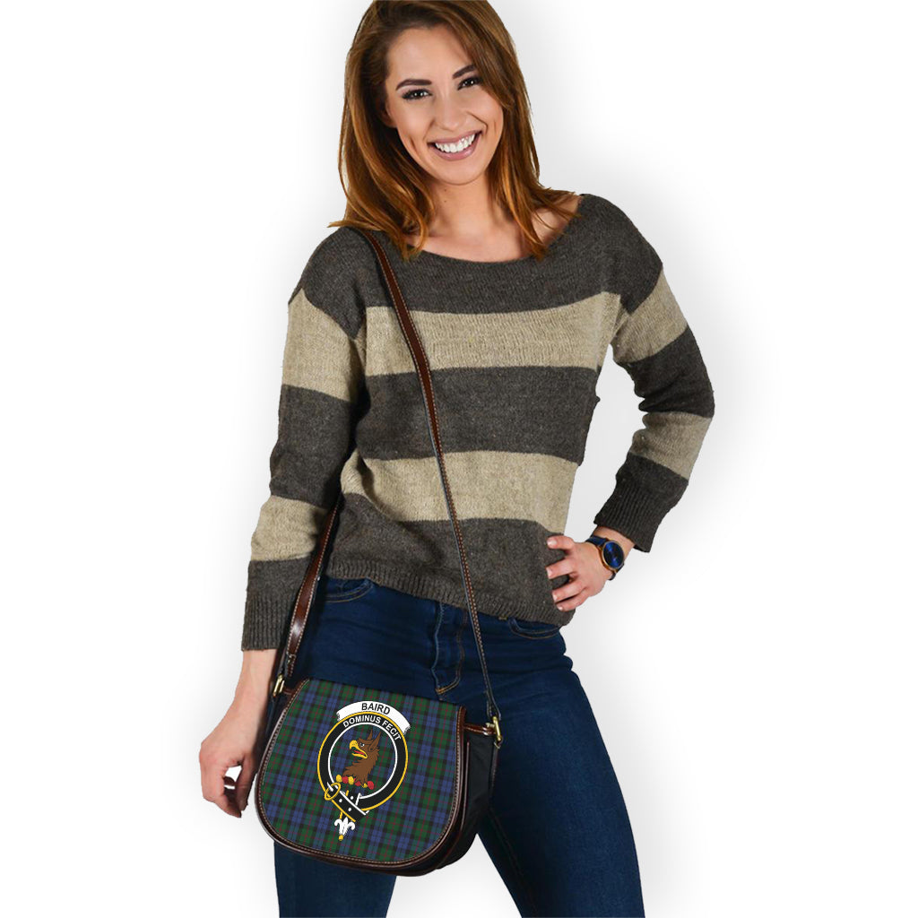 Baird Tartan Saddle Bag with Family Crest - Tartan Vibes Clothing