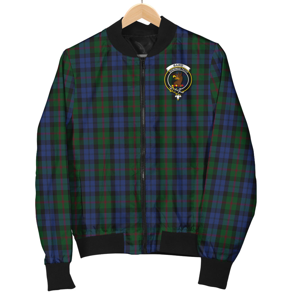 Baird Tartan Bomber Jacket with Family Crest - Tartanvibesclothing