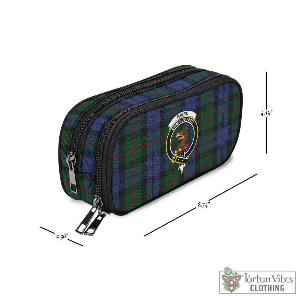 Tartan Vibes Clothing Baird Tartan Pen and Pencil Case with Family Crest