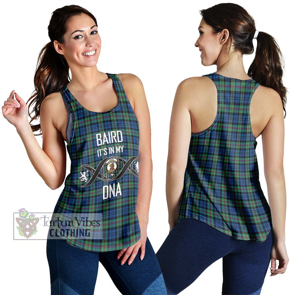 Baird Ancient Tartan Women's Racerback Tanks with Family Crest DNA In Me Style 4XL - Tartanvibesclothing Shop