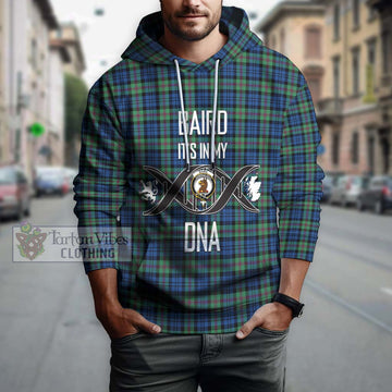 Baird Ancient Tartan Hoodie with Family Crest DNA In Me Style