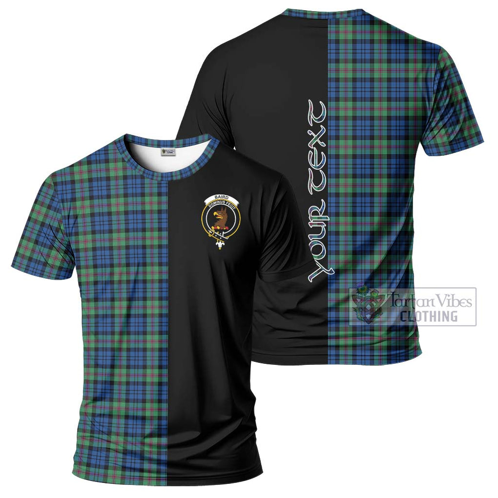 Baird Ancient Tartan T-Shirt with Family Crest and Half Of Me Style Kid's Shirt - Tartanvibesclothing Shop