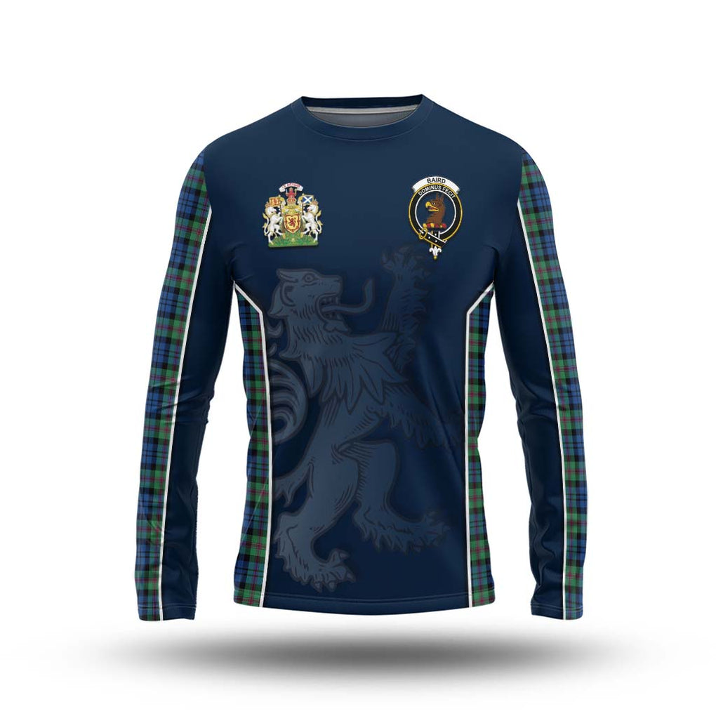 Baird Ancient Tartan Long Sleeve T-Shirt with Family Crest and Lion Rampant Vibes Sport Style Unisex - Tartan Vibes Clothing