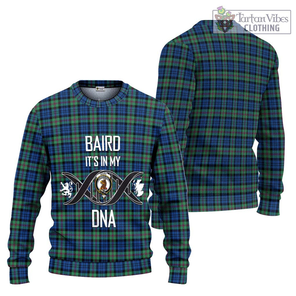 Baird Ancient Tartan Knitted Sweater with Family Crest DNA In Me Style Unisex - Tartanvibesclothing Shop